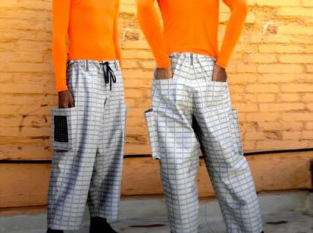 创意太阳能板裤子创意设计