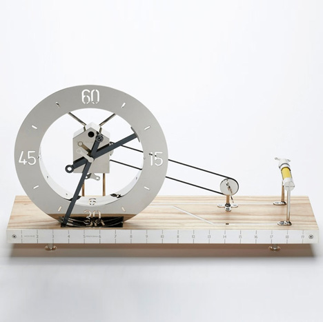 创意纺车时钟创意设计