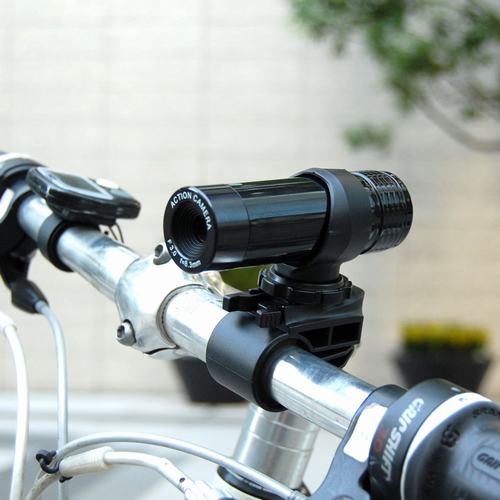 自行车上的摄影机创意设计