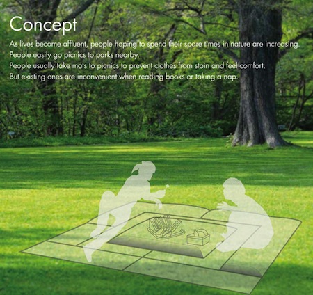 野餐充气垫创意设计