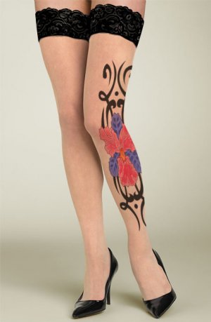 刺青丝袜创意设计