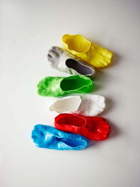 DIY胶拖鞋创意设计