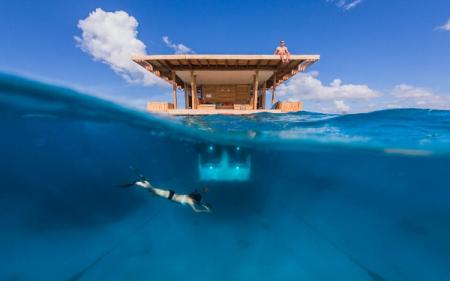 海中漂浮度假宾馆创意设计