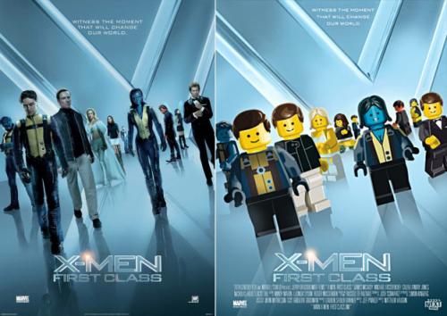 LEGO乐高版电影海报创意广告