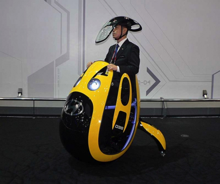 现代Hyundai展出超萌蛋形代步车创意设计