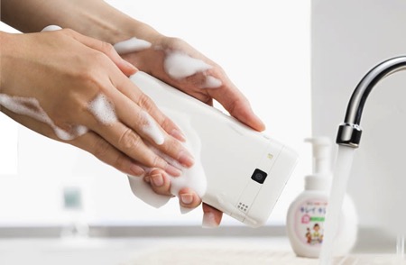 全球首款可用肥皂冲洗的智能手机创意，Digno，Rafre创意设计