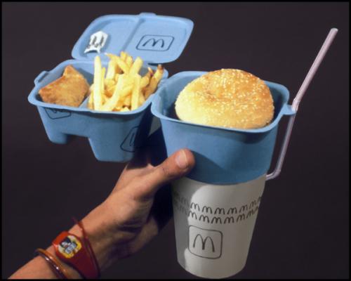 一体化快餐盒创意设计