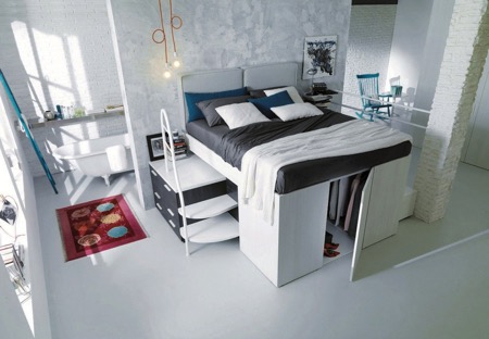 衣柜与床的结合创意设计