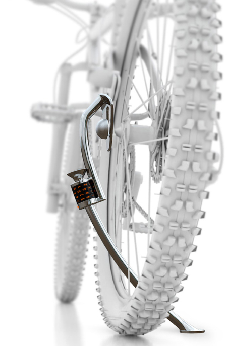 自行车撑锁创意设计
