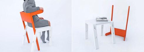 简单多用变形座椅创意设计