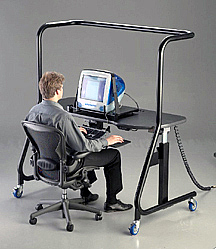 可调角度的电脑桌创意设计