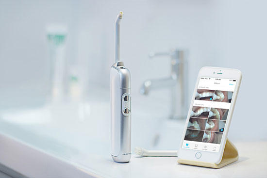 Prophix智能牙刷创意设计：可连接手机看清楚每一颗牙齿