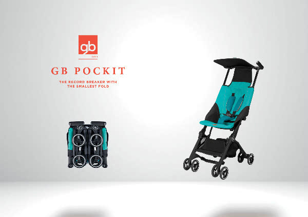 小到可塞进行李箱的婴儿车Pockit创意设计