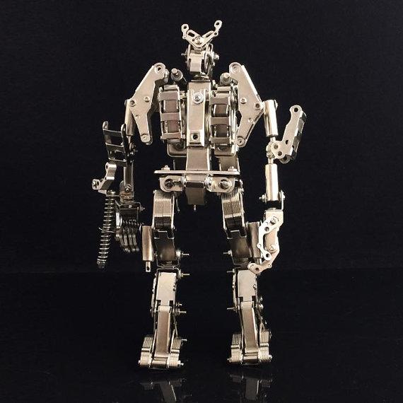 达人DIY金属机器人创意设计