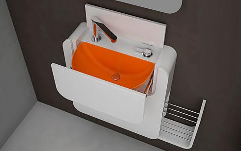 折叠洗手盘创意设计
