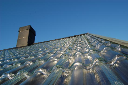 高效玻璃瓦热水系统创意设计