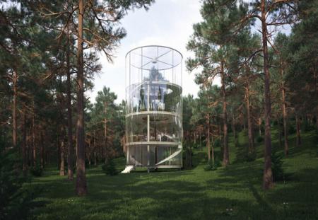 森林玻璃屋创意设计