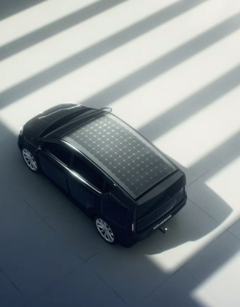 Sion电动车创意，车顶车身覆盖太阳能面板