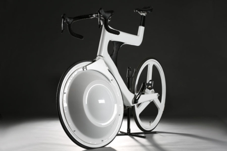 带前轮储物框的自行车创意设计