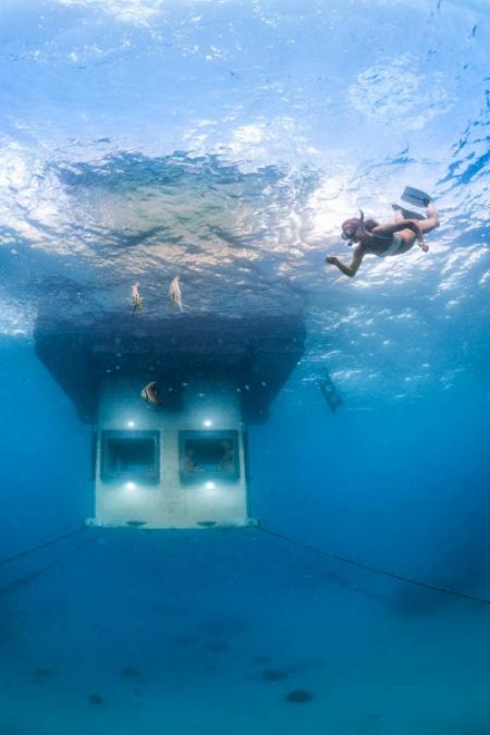 海中漂浮度假宾馆创意设计