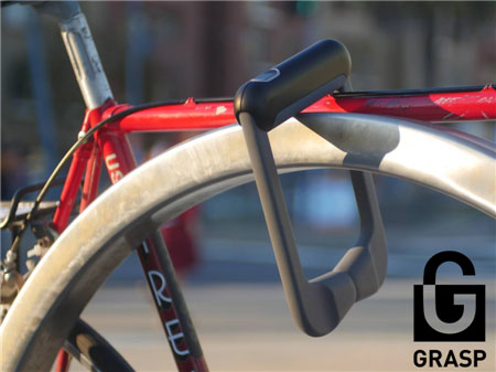 Grasp创意，Lock指纹识别自行车锁创意设计