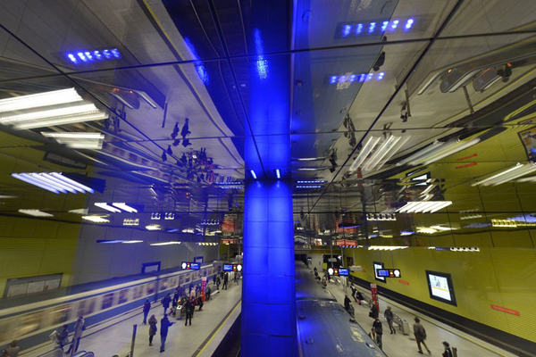 欧洲充满艺术气息的地铁站（一）创意设计
