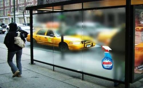 公交车站创意广告设计