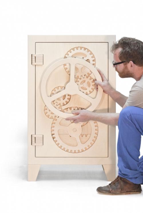 橡木保险箱创意设计