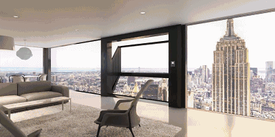 新型落地窗系统创意设计，让你同时拥有落地窗与阳台