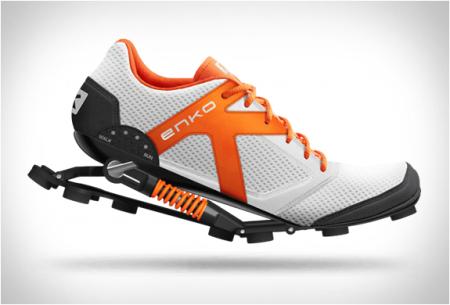 带缓冲系统的跑步鞋创意，Enko创意设计