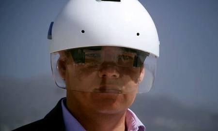 工业用增强现实安全帽创意，Smart Helmet