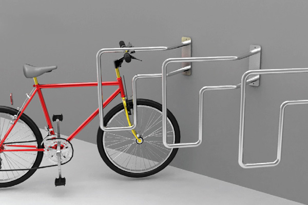 为你节省空间的自行车摆放架创意设计
