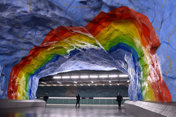 欧洲充满艺术气息的地铁站（一）创意设计