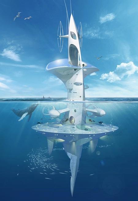 SeaOrbiter-海洋空间站即将动工创意设计