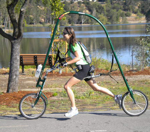 GlideCycle自行车创意，没有链条没有脚蹬