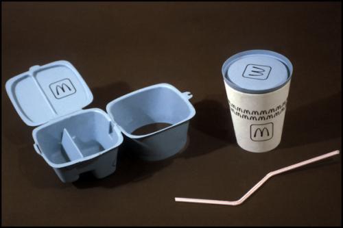 一体化快餐盒创意设计