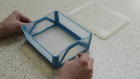 折叠塑胶饭盒创意设计