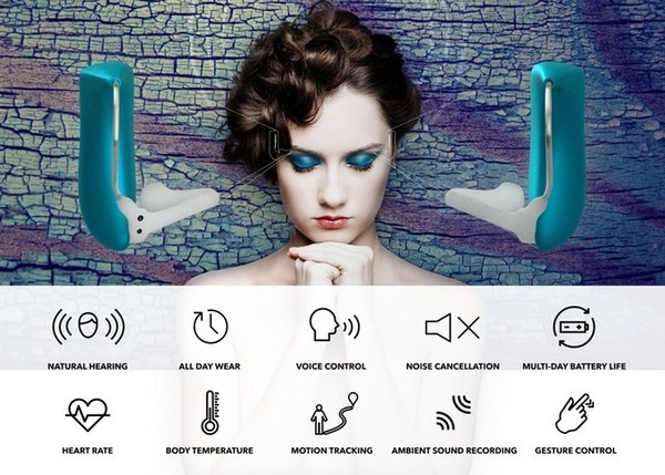 HY智能隐形耳机创意，功能相当厉害创意设计
