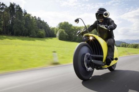 趣怪又动力强劲的蜗牛电动摩托车创意设计