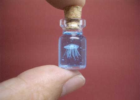 小玻璃瓶袖珍场景创意设计