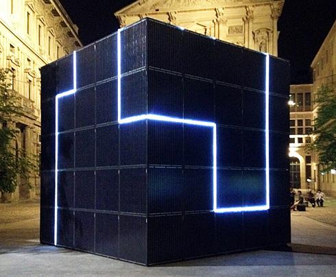 意大利街头的太阳能热点方块创意设计