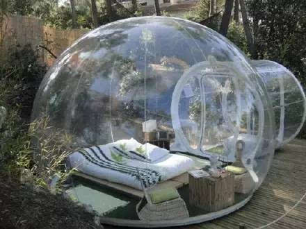 全透明气泡帐篷创意设计