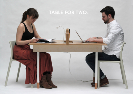 多人拉伸长桌创意设计
