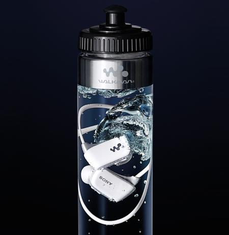 索尼Walkman防水广告创意设计