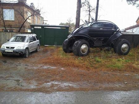 俄罗斯牛人的巨型汽车创意设计