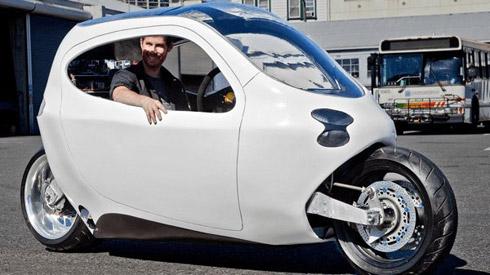 胶囊式未来电动车创意设计