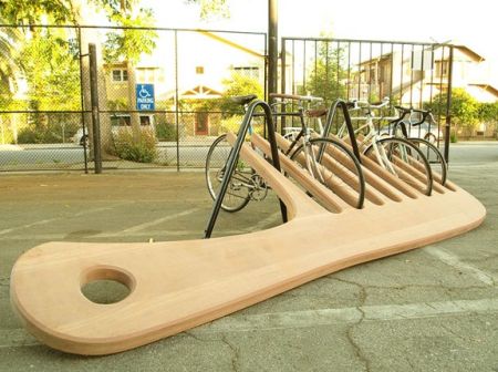 创意自行车停放架创意设计
