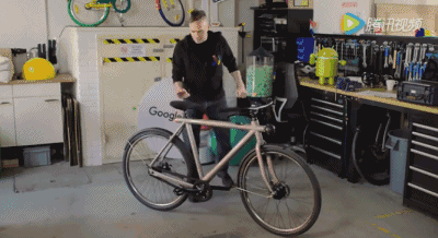 谷歌无人驾驶自行车创意 你信吗？