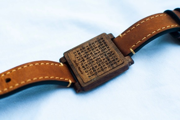 创意爆棚的木质手表创意设计