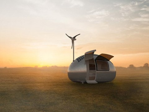 电力自给自足的移动小屋创意设计